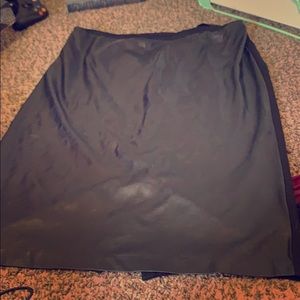 Pleather Front New York and company skirt